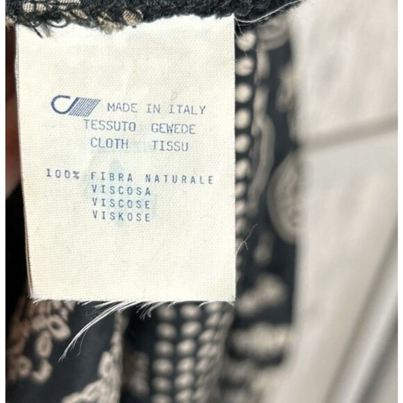 Stilo Noir Dress Size 46 Midi Spaghetti Straps Made in Italy - Picture 8 of 9